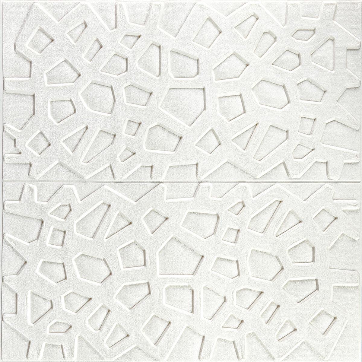 Панель 3D самоклеющаяся декоративная SW-00000007 Паутина настенно-потолочная 700х700х5 мм (115)