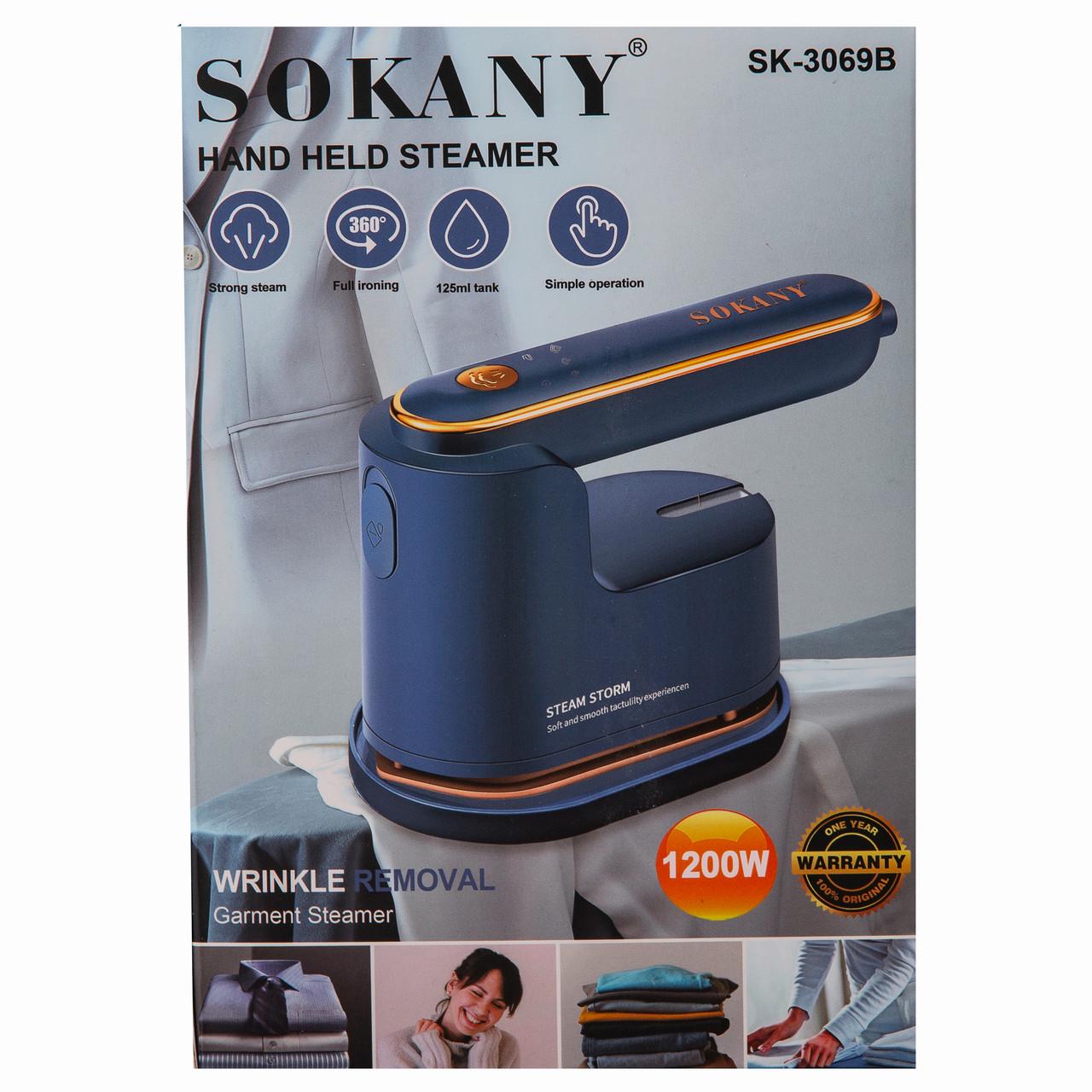 Утюг дорожный Sokany SK-3069W с функцией отпаривания Синий (27968984) - фото 9 Утюг дорожный Sokany SK-3069W с функцией отпаривания Синий (27968984) - фото 9