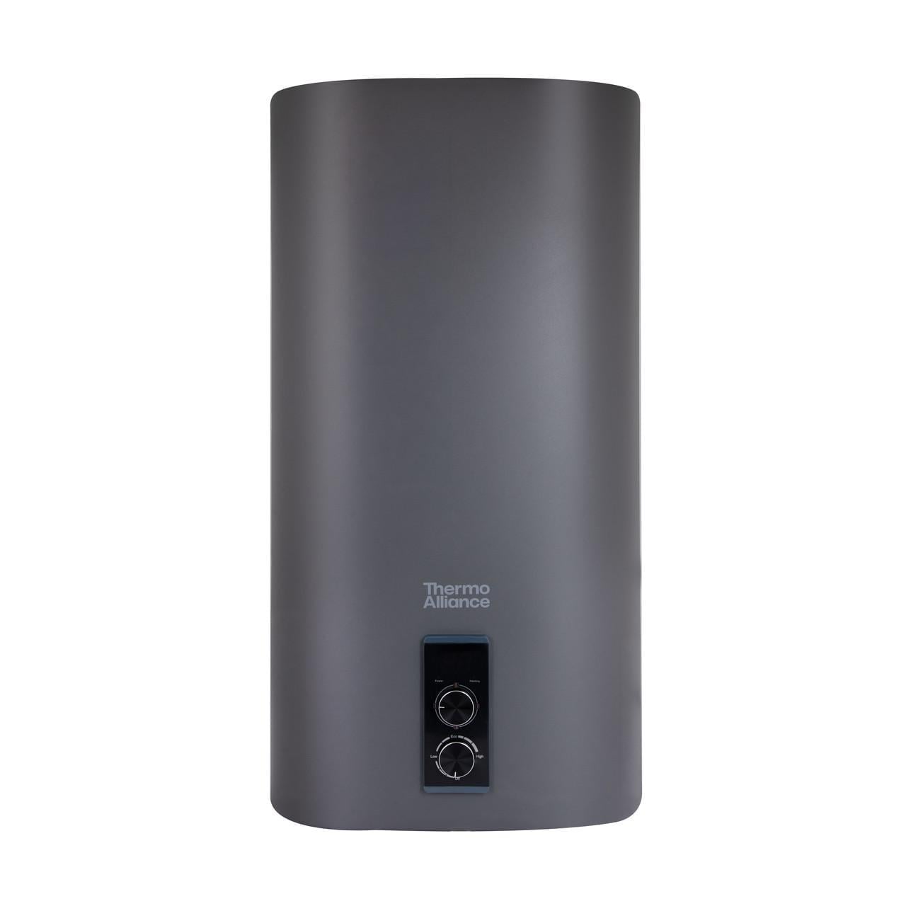 Бойлер Thermo Alliance DT80V20G 80 л плоский вертикальный мокрый ТЭН 2 кВт Grey
