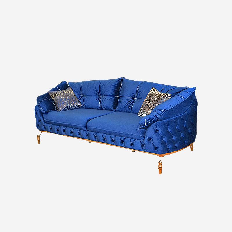 Диван Giorgio Butnari Miks нераскладной Синий велюр (12418018) - фото 2