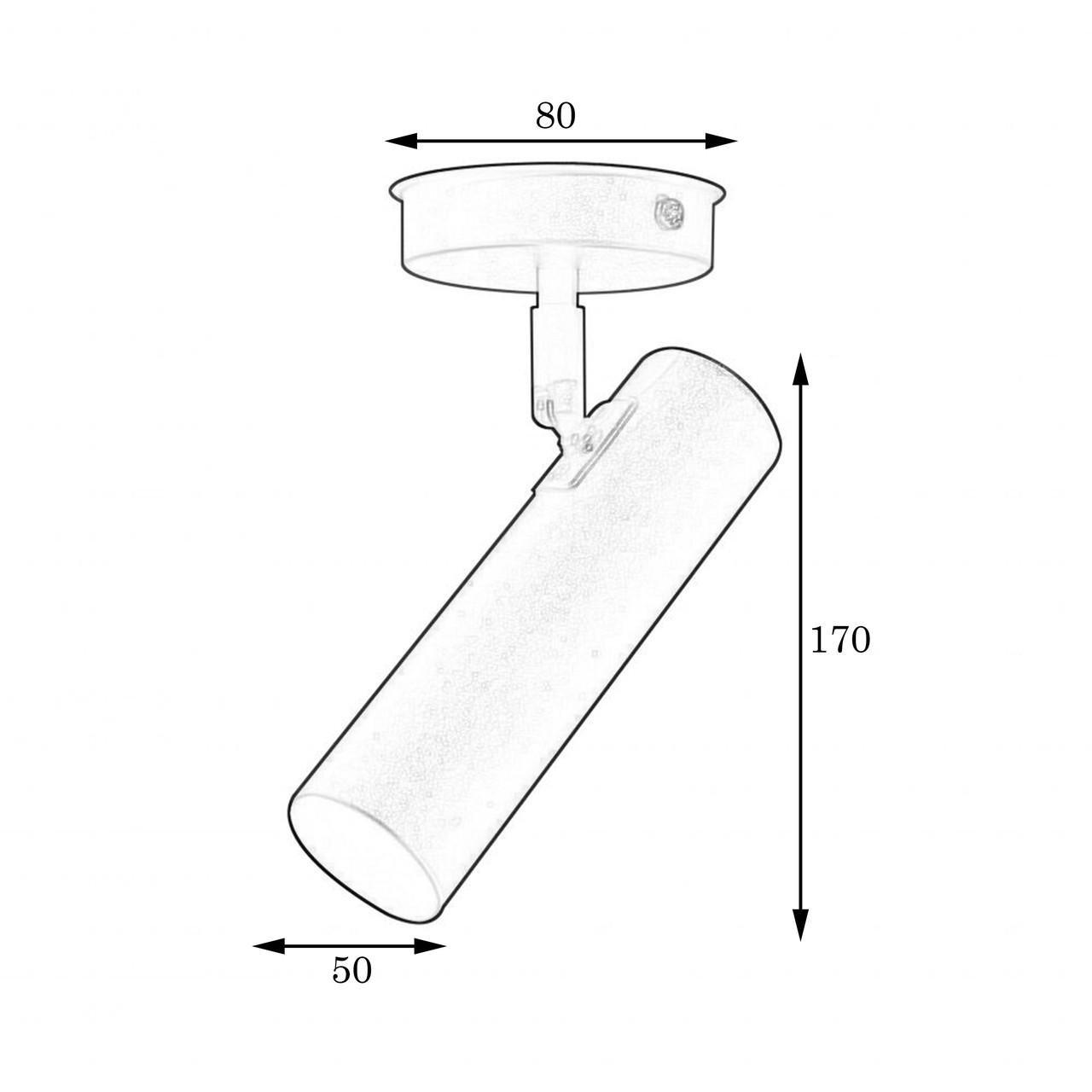 Светильник потолочный MSK Electric Telescope с поворотным плафоном под лампу Е27 Черный (NL 1750) - фото 3 Светильник потолочный MSK Electric Telescope с поворотным плафоном под лампу Е27 Черный (NL 1750) - фото 3