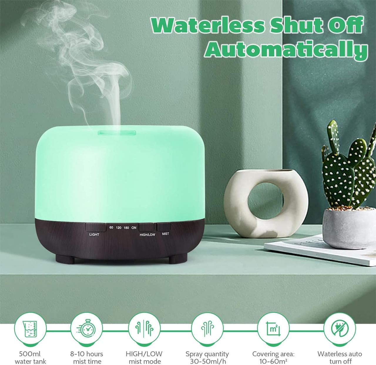 Зволожувач повітря дифузор ароматичних ефірних олій Moisturnt 3500 X500-01 - фото 6