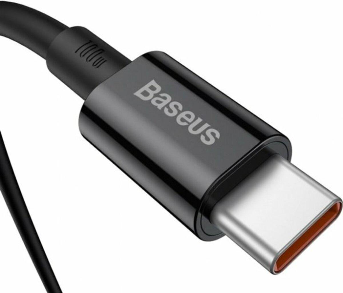Кабель BASEUS Superior Series Fast Charging Type-C to Type-C 100W 2 м Black (CATYS-C01) - фото 2
