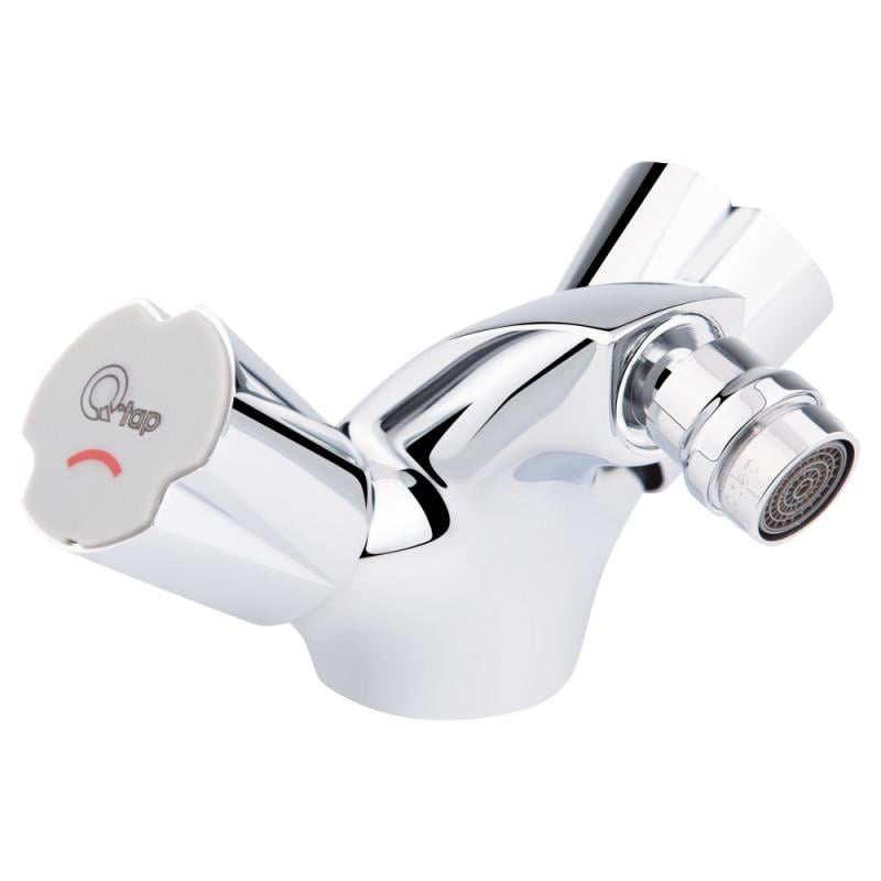 Смеситель для биде двухвентильный Q-tap Mix CRM 161А Хром (53508)