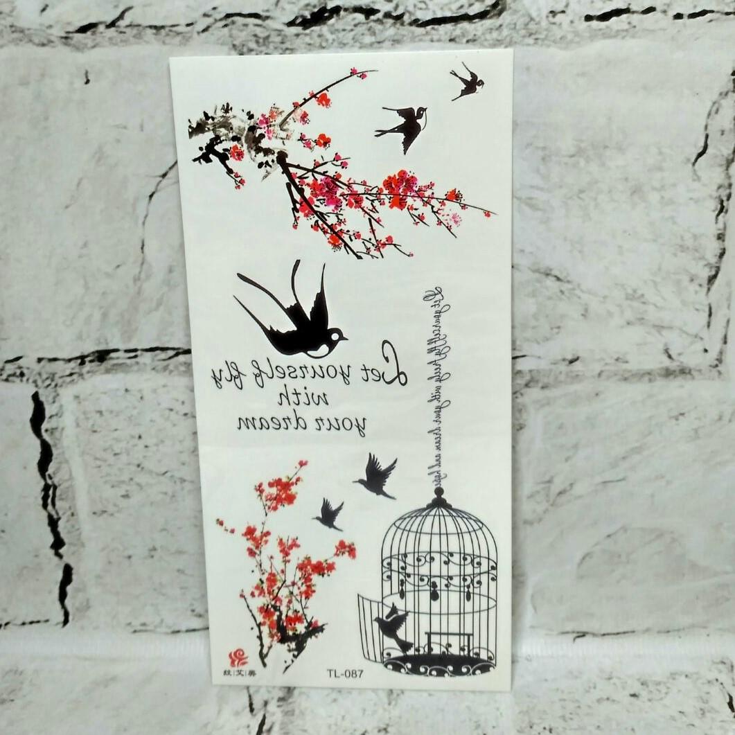 Тату временные Микс лист 9x19 см (TL-087)