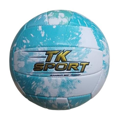 Мяч волейбольный TK Sport Голубой (C 60986)