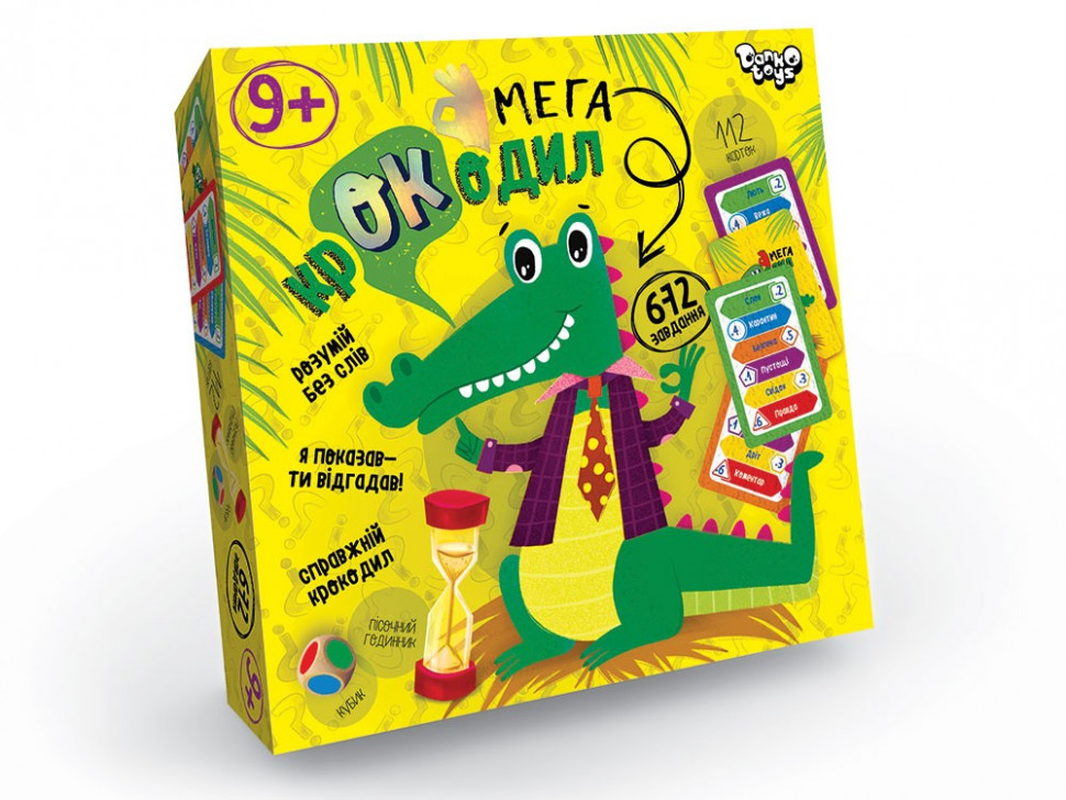 Игра настольная Danko Toys Мега-крокодил укр. (CROC-03-01U)