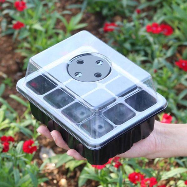 Теплица мини с крышкой C00636-1 на 12 ячеек 4 шт. - фото 6