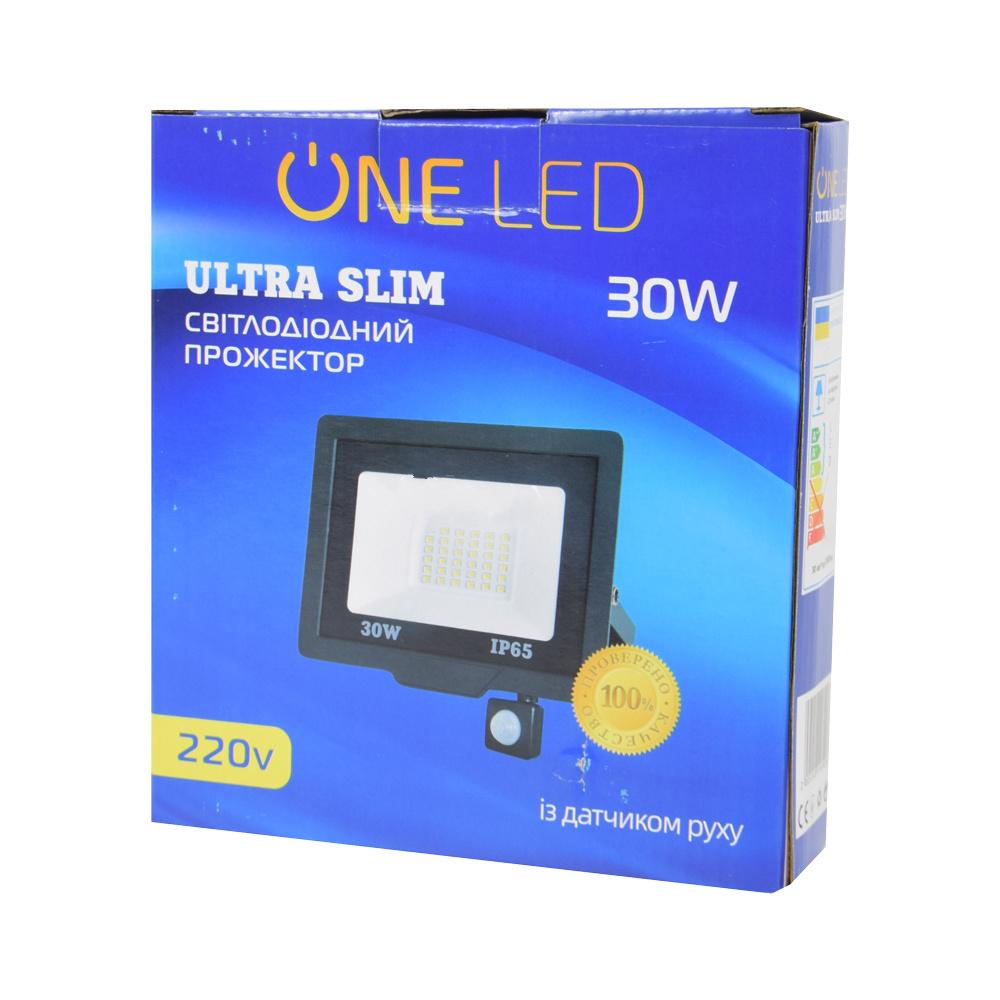 Прожектор светодиодный One LED ultra 30 Вт с датчиком движения - фото 4 Прожектор светодиодный One LED ultra 30 Вт с датчиком движения - фото 4