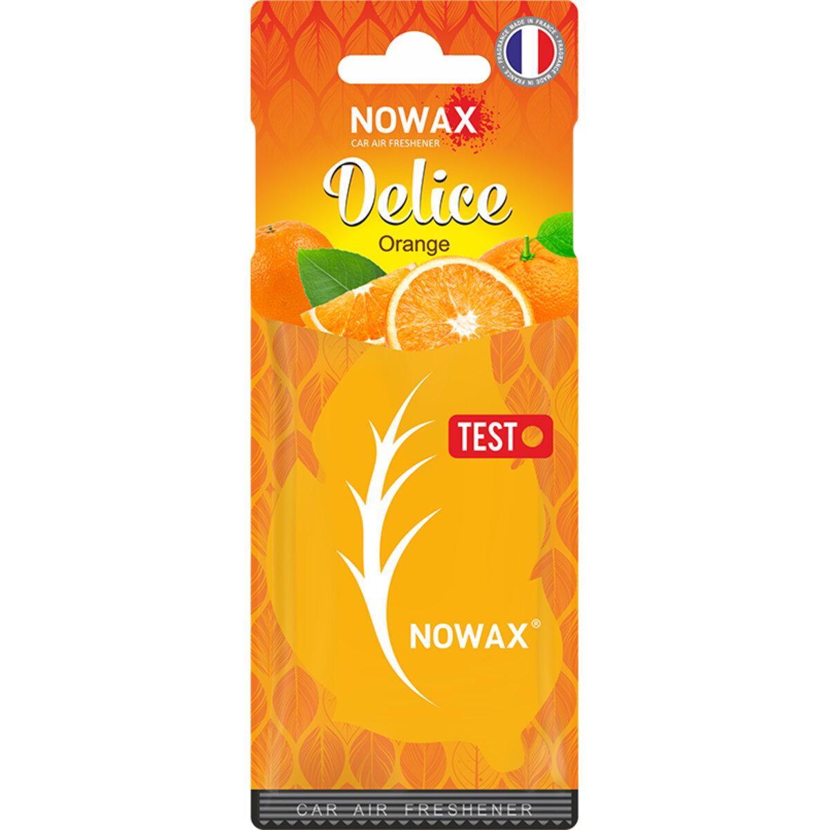 Ароматизатор повітря целюлозний Nowax Delice Orange (2393)