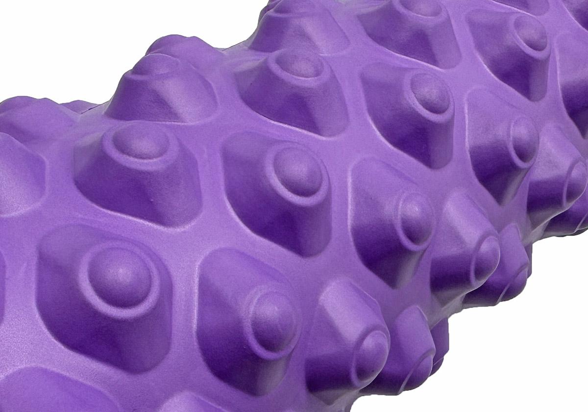 Масажний ролик EasyFit Grid Roller Extreme 33 см Фіолетовий (EF-2023-V) - фото 3