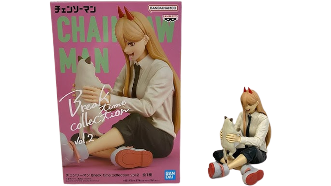 Фігурка для геймерів Bandai Spirits Chainsaw man Power and Nyako 10 см (BS CM PAN)
