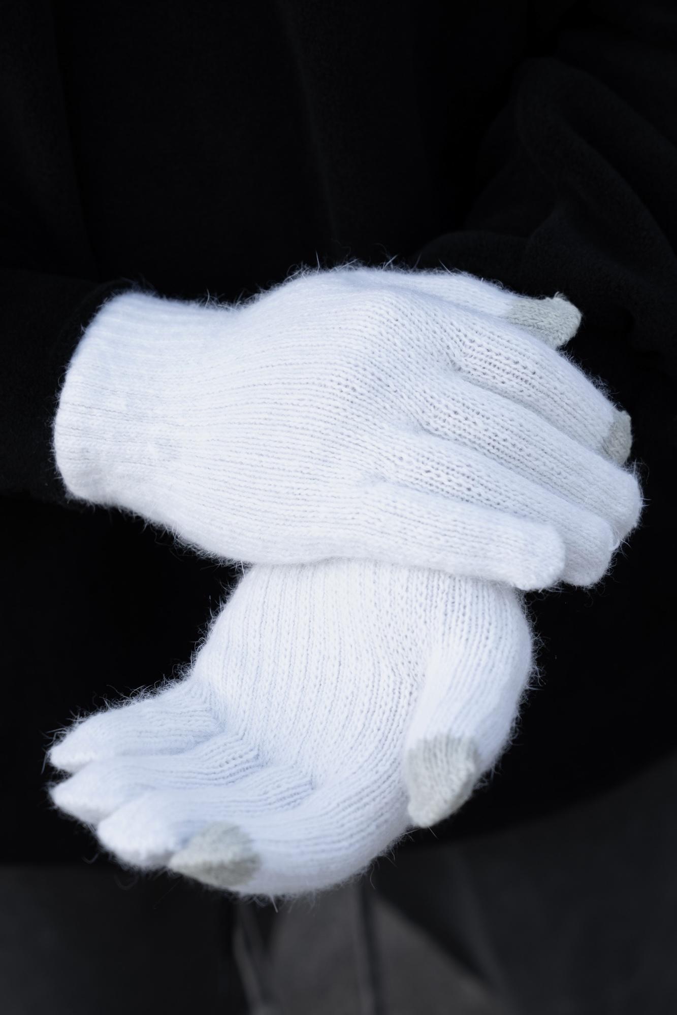 Рукавиці зимові сенсорні Without Brand Morgan 5-73 White (8055886) - фото 3