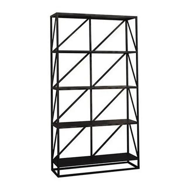 Стеллаж Loft NS-1695 с полками для работы и кабинет Черный (3075774113)