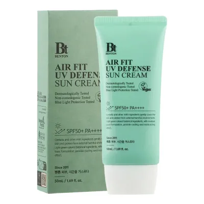Солнцезащитный крем с центелой Benton Air Fit UV Defense Sun Cream SPF50+/PA++++ 50 ml (35481662) Солнцезащитный крем с центелой Benton Air Fit UV Defense Sun Cream SPF50+/PA++++ 50 ml (35481662)