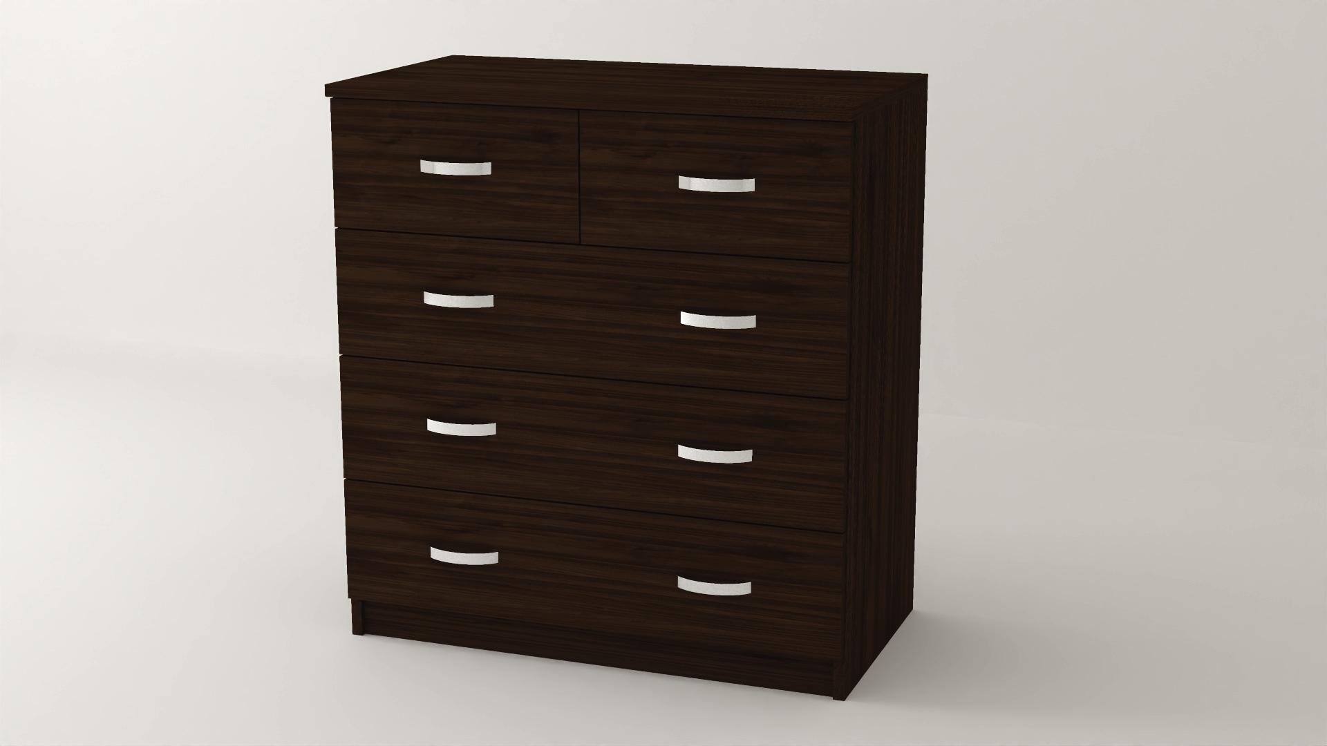 Комод Алекса ВК-33 110х50х90 см Орех селект каменный (61769) - фото 1 Комод Алекса ВК-33 110х50х90 см Орех селект каменный (61769) - фото 1