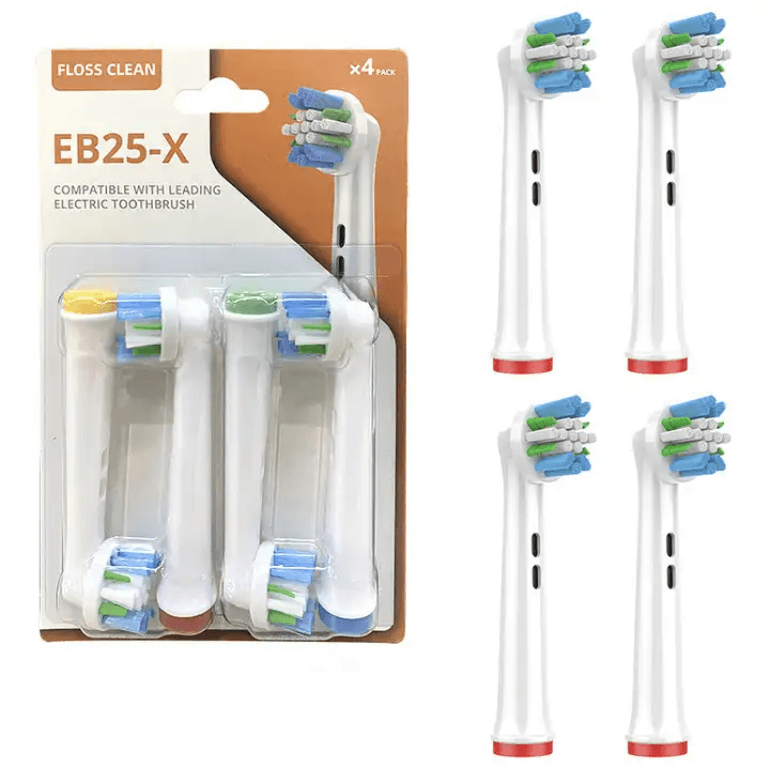 Комплект насадок Floss Action EB25-X к зубной щетке Braun Oral-B (2097950096) - фото 6