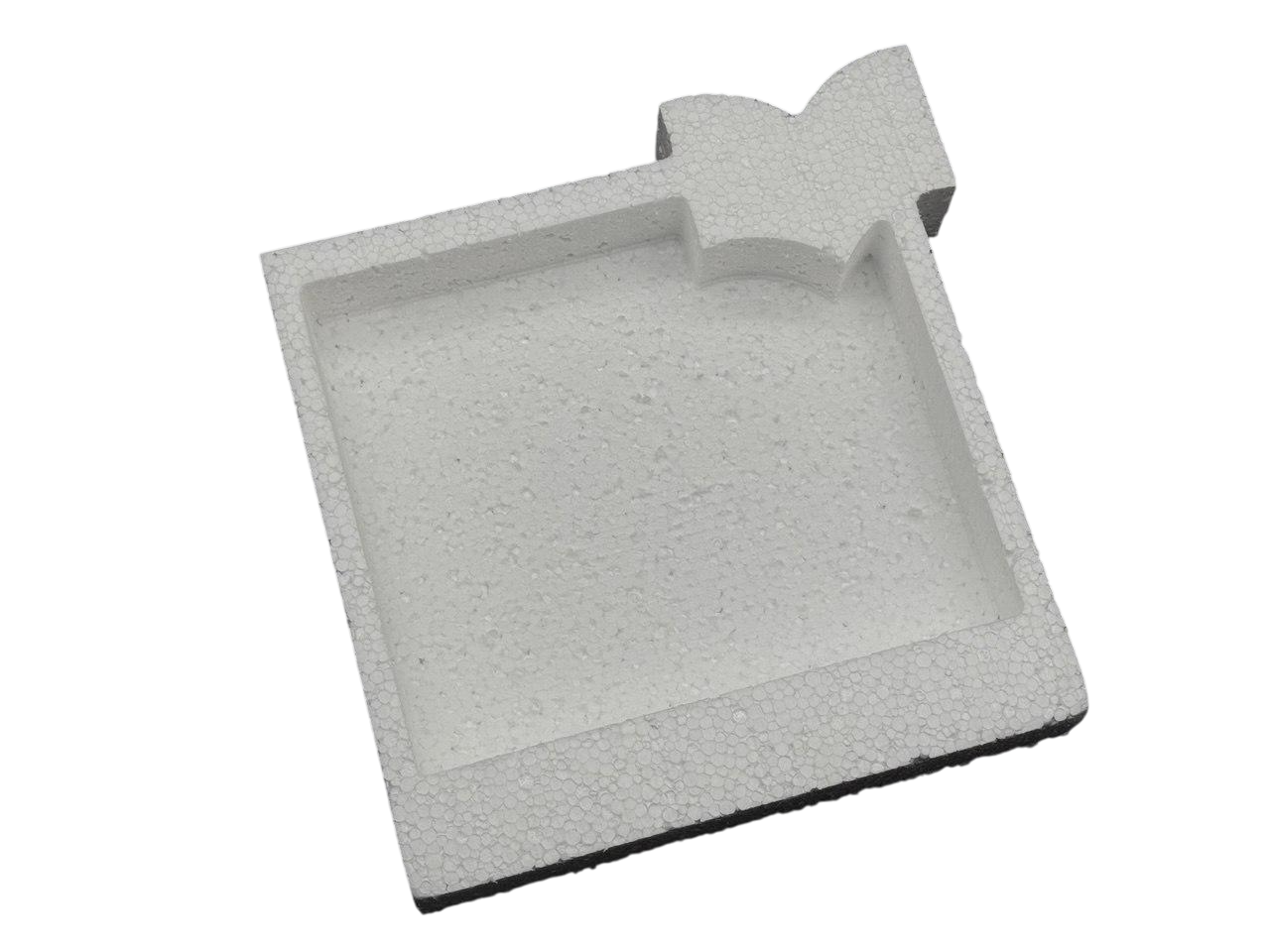 Пенобокс для декорирования пенопластовая заготовка для рукоделия 28х27,5 см Белый (PNB-096)