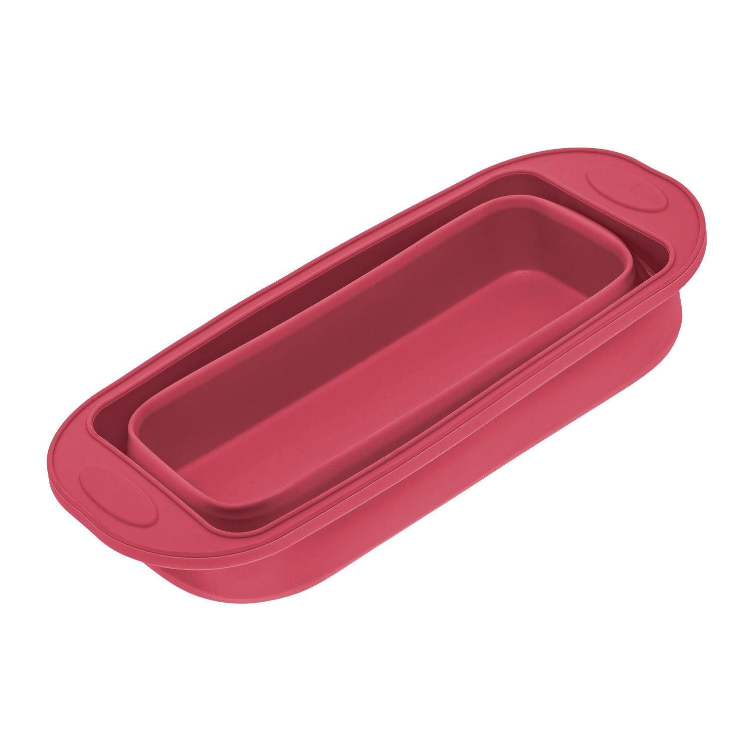 Форма для выпекания хлеба силиконовая 29,5х12,3х11 см Бордовый (86797) - фото 8 Форма для выпекания хлеба силиконовая 29,5х12,3х11 см Бордовый (86797) - фото 8
