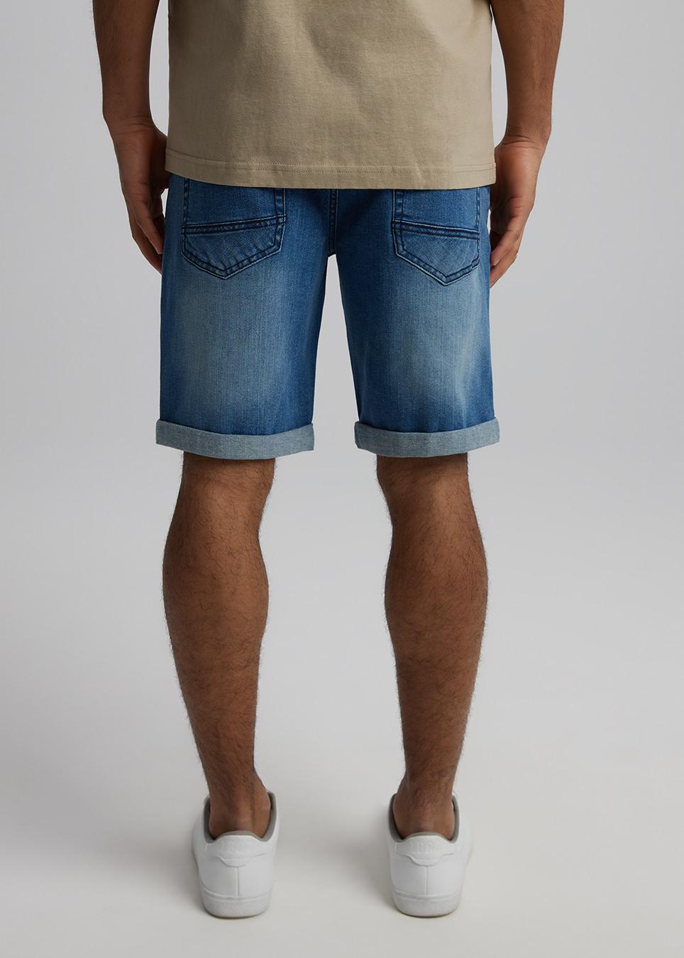 Шорты мужские джинсовые Diverse SHELDON SH 252 р. 34 Голубой (5905384107213) - фото 3