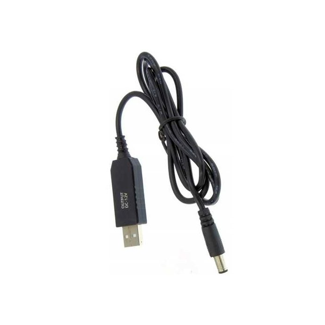 Кабель для роутера от павербанка USB to DC 12 V DC 5,5x2,1 мм (KPN5669)