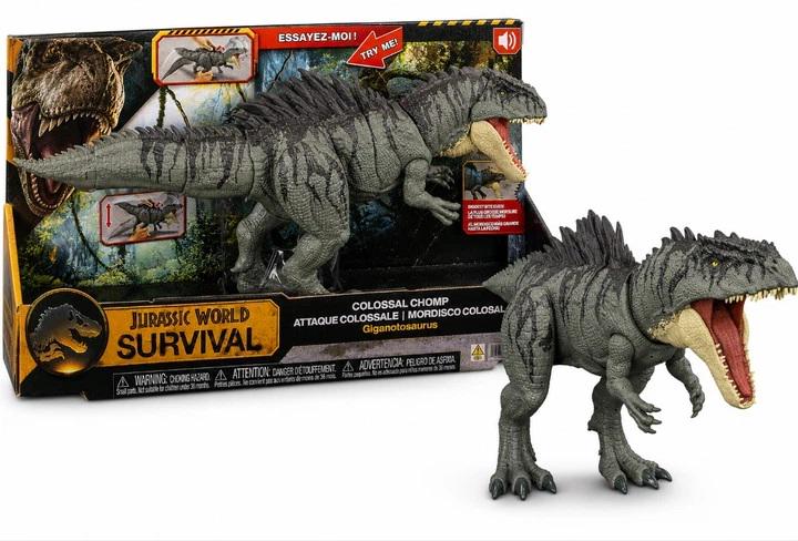 Динозавр Гиганотозавр Jurassic World Giganotosaurus Colossal Bite Attack Action Figure