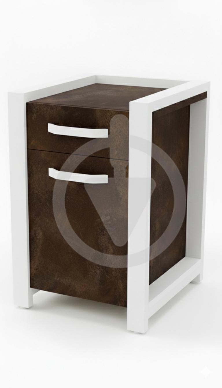 Тумба RoMax LOFT приставная металлический каркас 60х45х40 см ДСП Оксид/Белый (tumba_loft-60x45-oksid_wh) Тумба RoMax LOFT приставная металлический каркас 60х45х40 см ДСП Оксид/Белый (tumba_loft-60x45-oksid_wh)