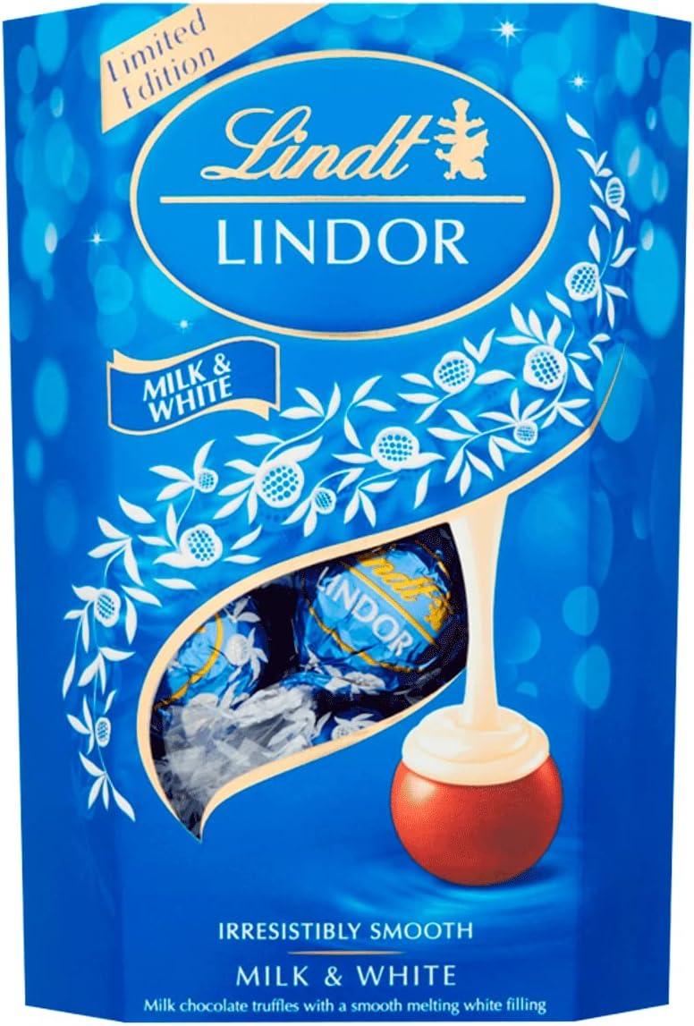 Конфеты шоколадные Lindt Lindor Milk White Limited Edition 200 г (2179555975)