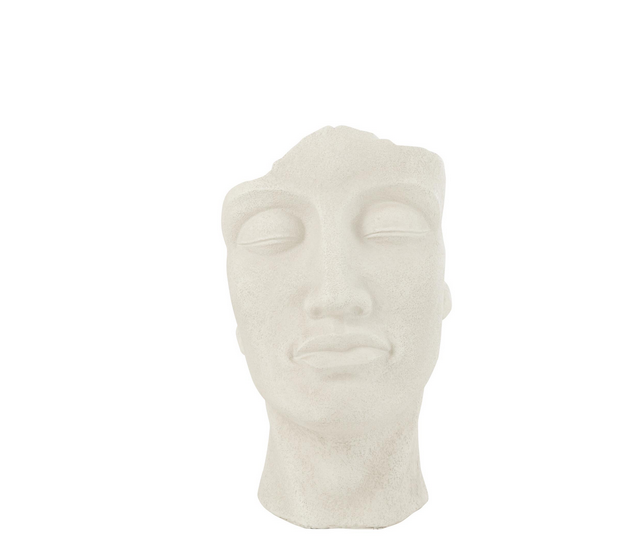 Кашпо J-LINE у формі обличчя людини 38 см Білий