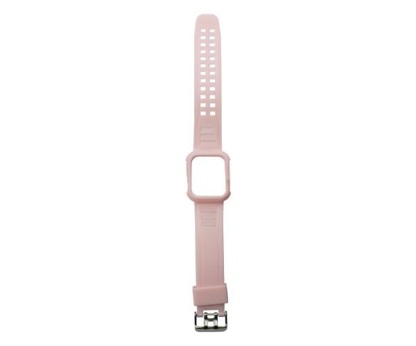 Ремешок Silicone Shine для Apple Watch и Protect Case 40/41 мм Pink