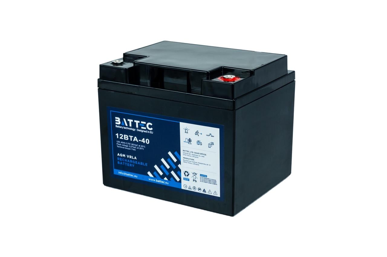 Акумуляторна батарея AGM BATTEC 12BTA-40 12V