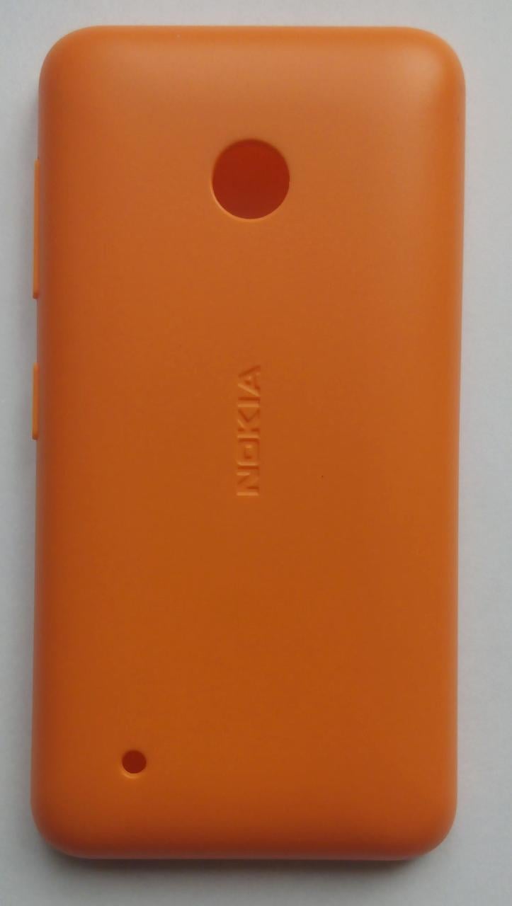 Задняя крышка Nokia 530 Lumia RM-1018 с боковыми кнопками (оранж)