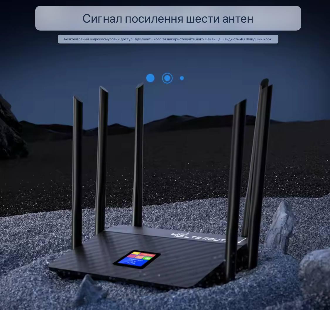 Маршрутизатор KuWfi 4G LTE SIM WAN/LAN із вбудованим акумулятором та екраном 5200 mAh - фото 4 Маршрутизатор KuWfi 4G LTE SIM WAN/LAN із вбудованим акумулятором та екраном 5200 mAh - фото 4