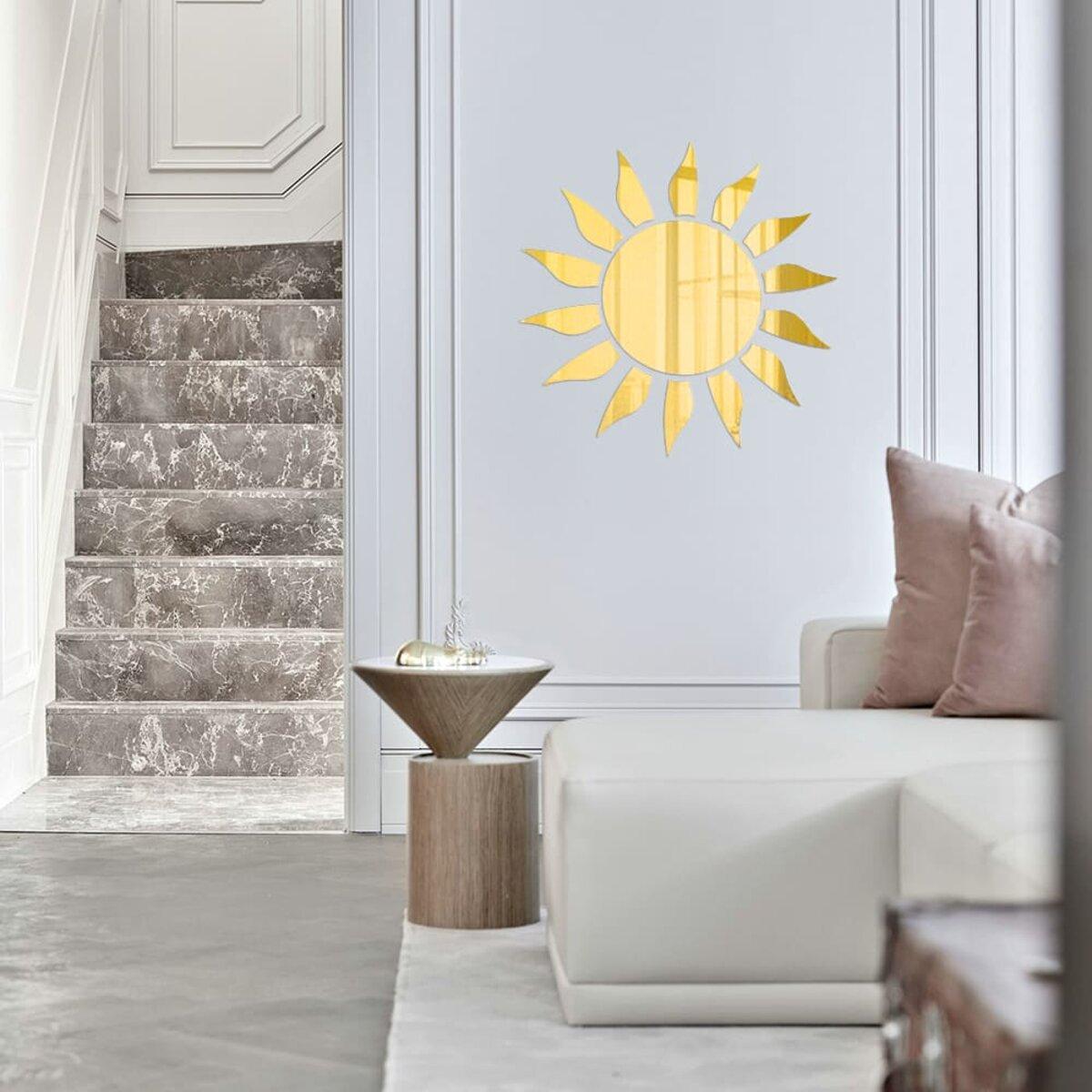 Декор дзеркальний акриловий самоклеючий 15 шт. Золотий (SW-00002502) - фото 5 Декор дзеркальний акриловий самоклеючий 15 шт. Золотий (SW-00002502) - фото 5