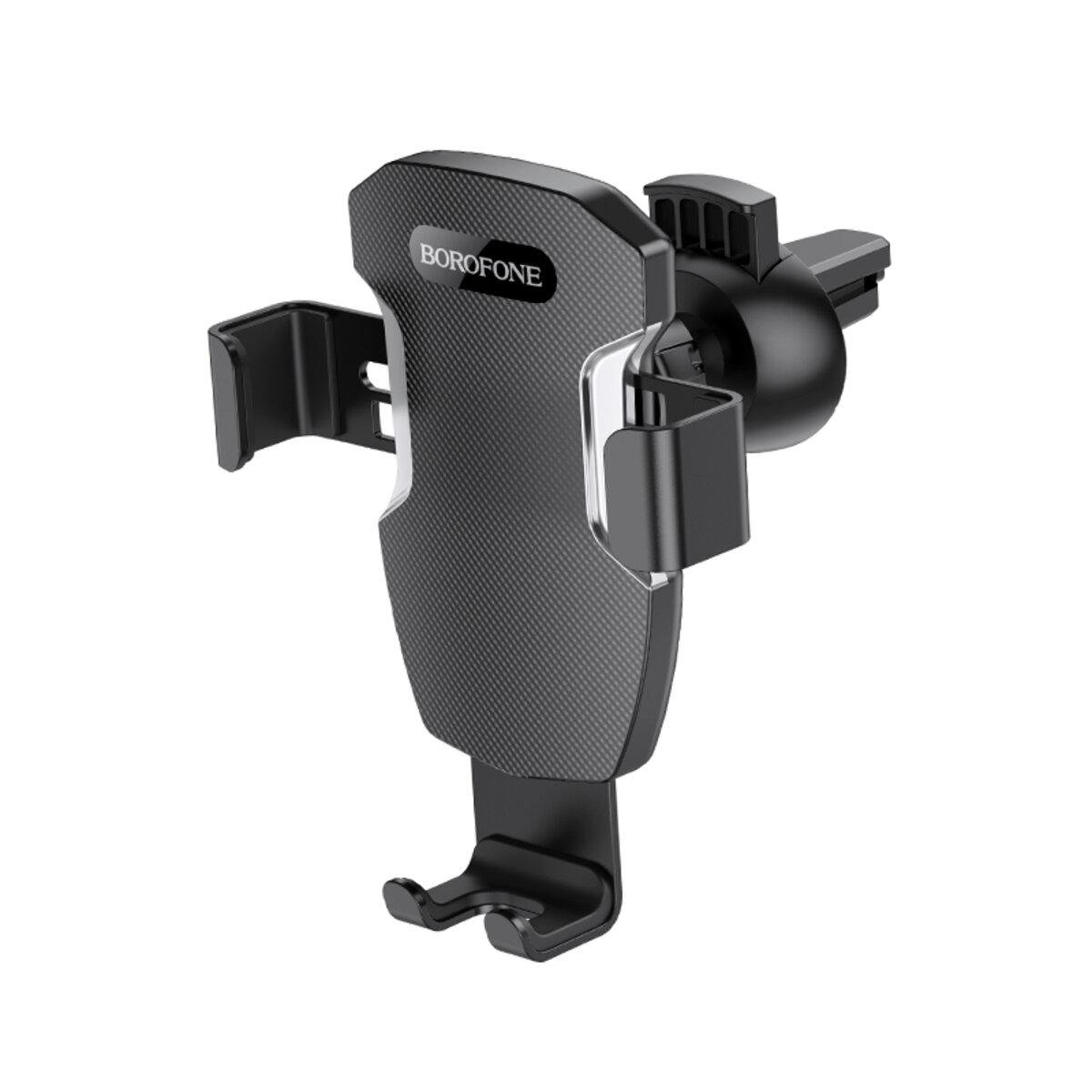 Держатель для телефона в авто Borofone BH55 Fenix air outlet gravity holder Black (578929) Держатель для телефона в авто Borofone BH55 Fenix air outlet gravity holder Black (578929)