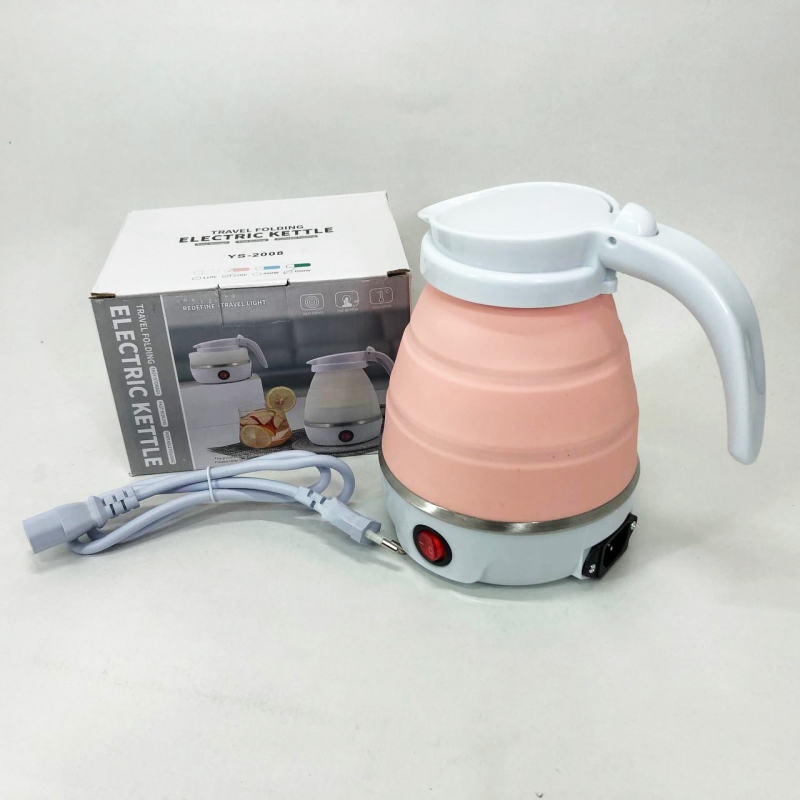 Электрочайник Travel Folding складной 500 мл 600 Вт Pink (tf5866) - фото 10 Электрочайник Travel Folding складной 500 мл 600 Вт Pink (tf5866) - фото 10