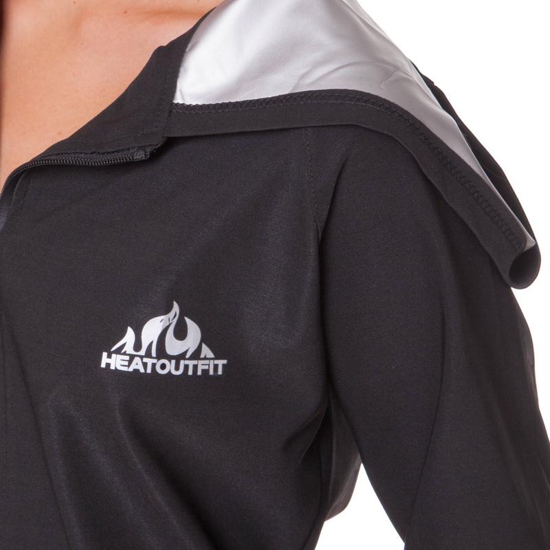 Кофта для похудения с эффектом сауны Zelart HEATOUTFIT ST-2142 XL Черный (DR004635) - фото 3