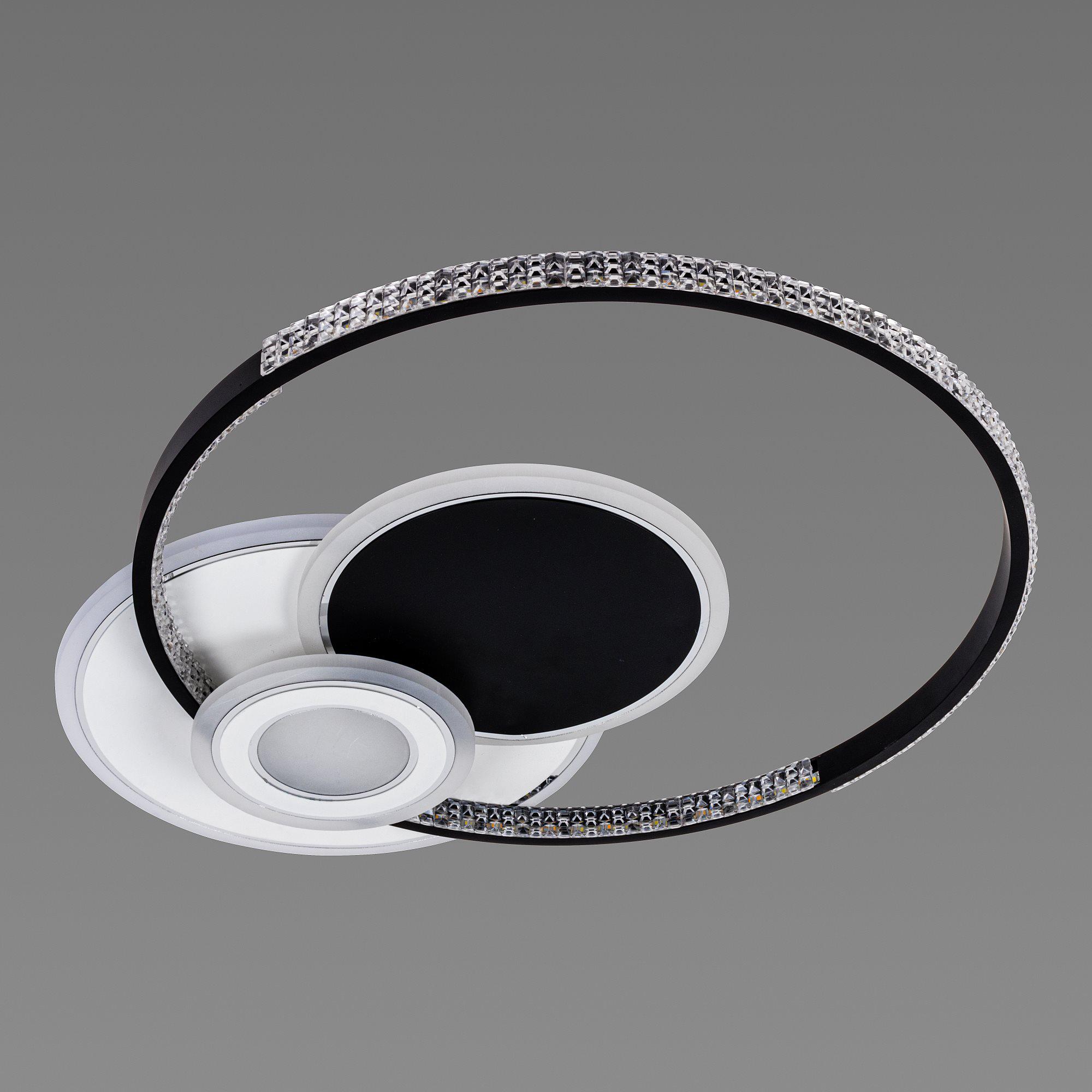 Люстра світлодіодна акрилова Sirius C7117/550 WH+BK RGB 96W/8W - фото 2 Люстра світлодіодна акрилова Sirius C7117/550 WH+BK RGB 96W/8W - фото 2