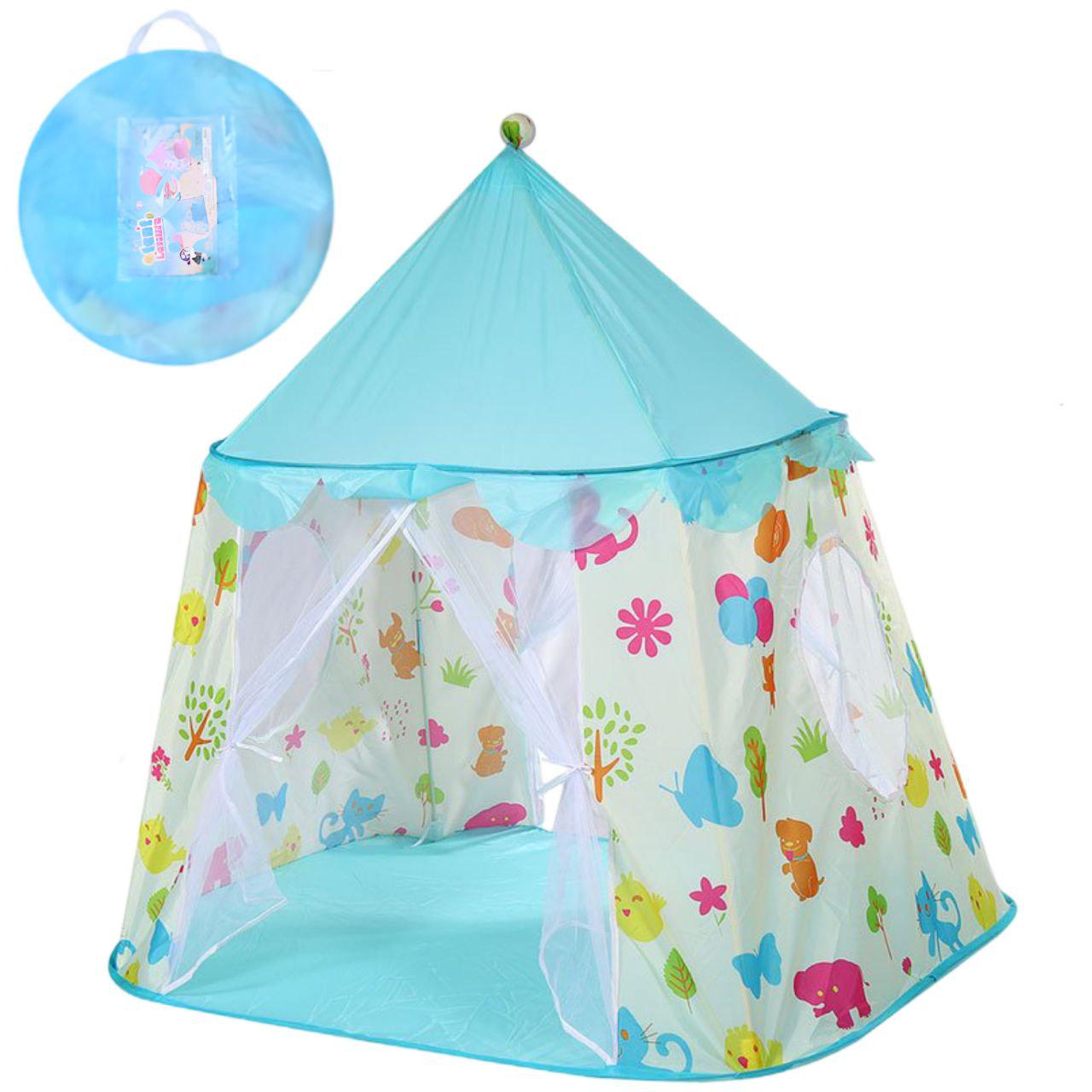 Дитячий намет MR 1297-1 для ігор вдома та на вулиці 120x95x105 см Блакитний (25763227)