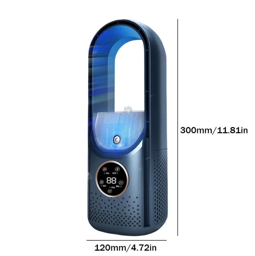 Вентилятор-зволожувач настільний Air Multiplier RGB/USB/LED підсвітка Зелений (MX-00009363B) - фото 3