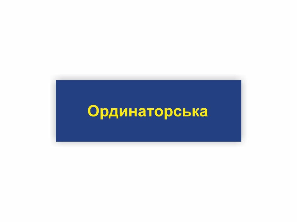 Табличка Vivay "Ординаторська" 30x10 см (25312257) Табличка Vivay "Ординаторська" 30x10 см (25312257)