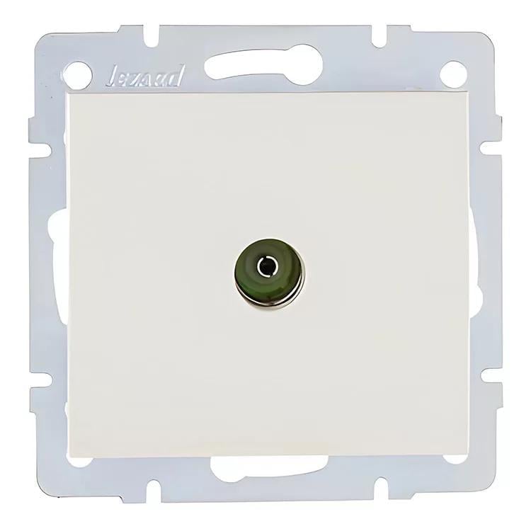 Розетка ТВ краевая Rain Белый перламутр (703-3088-130)