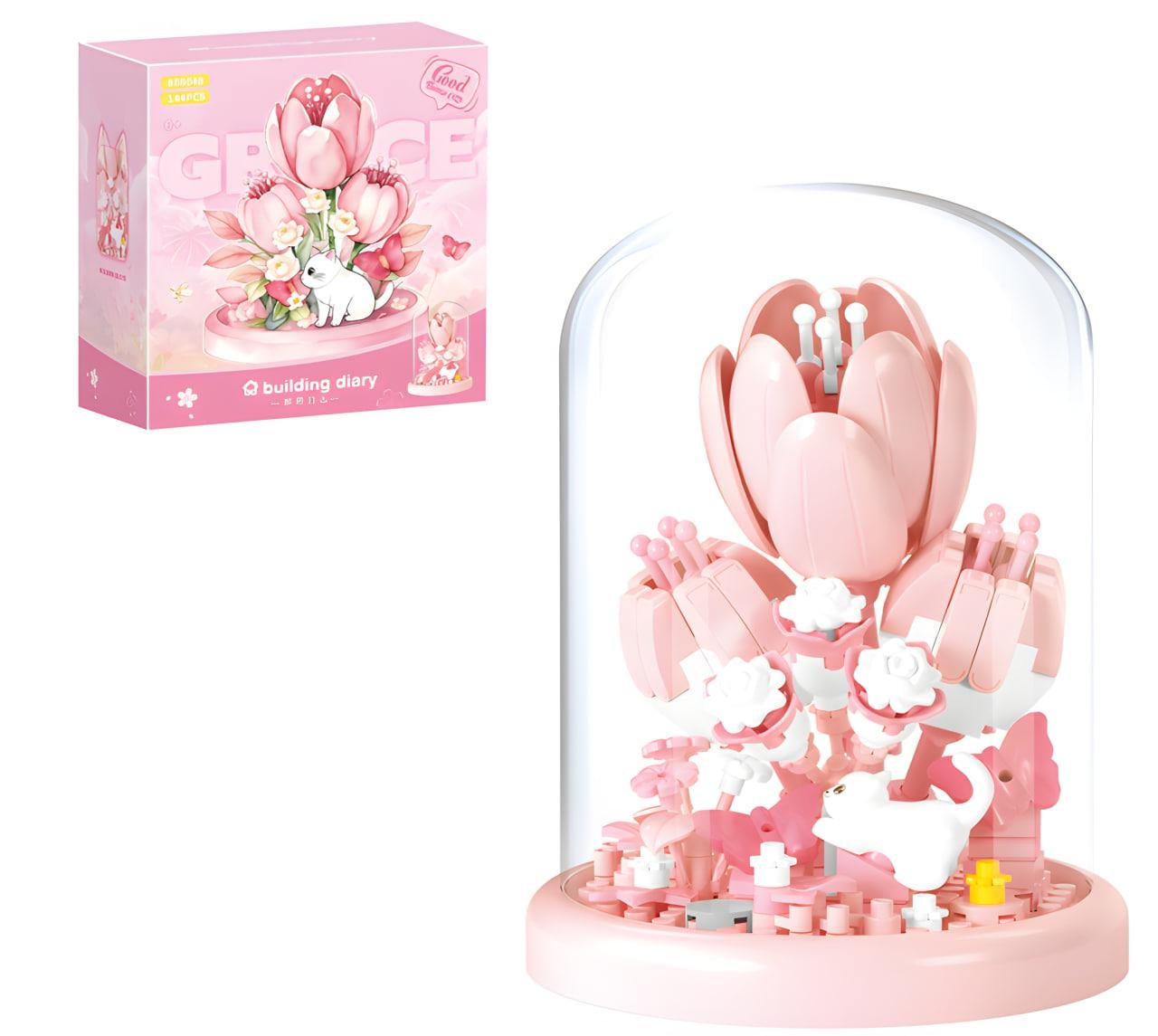 Конструктор 3D Розовый букет на 144 дет. (8660480) Конструктор 3D Розовый букет на 144 дет. (8660480)