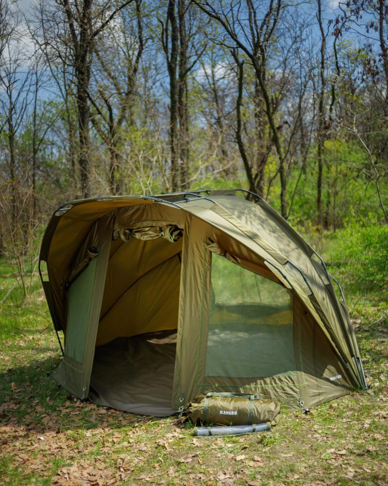 Палатка карповая RANGER EXP 3-mann Bivvy трехместная четырехсезонная с зимним покрытием 175х400х330 см (RA6611) - фото 5