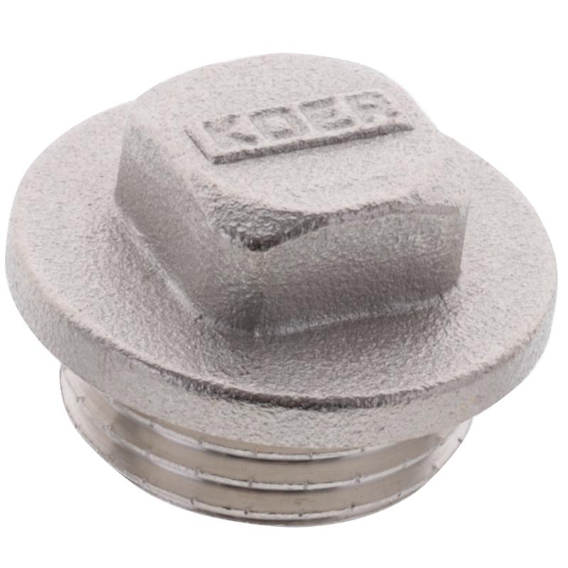 Заглушка KOER KR3045 латунь наружная 1/2" (98899)