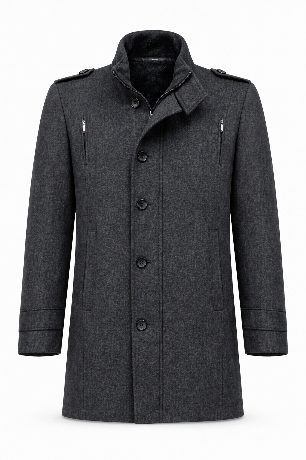 Пальто мужское зимнее 26127422 XXL Темно-серый (7e45cb26)