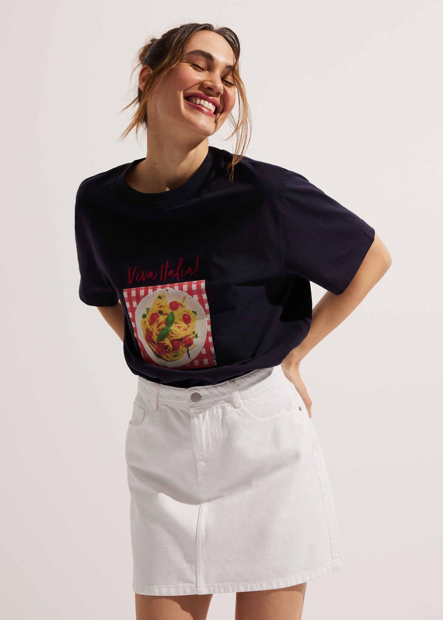 Футболка женская Diverse SENNI A XS Синий (5905384131874)