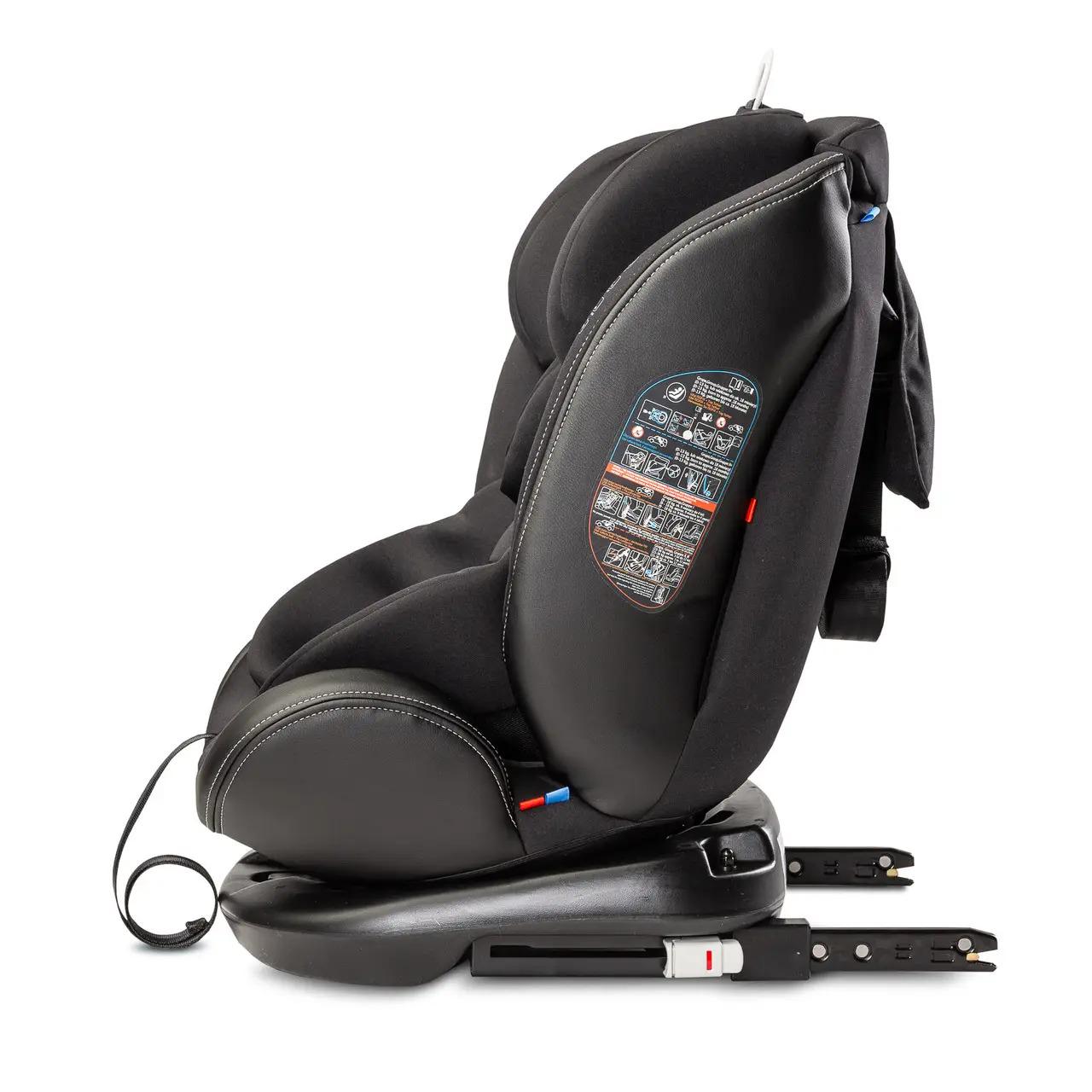 Автокресло детское Caretero Mundo Isofix 0-36 кг 81х44х44 см Черный (129887) - фото 6