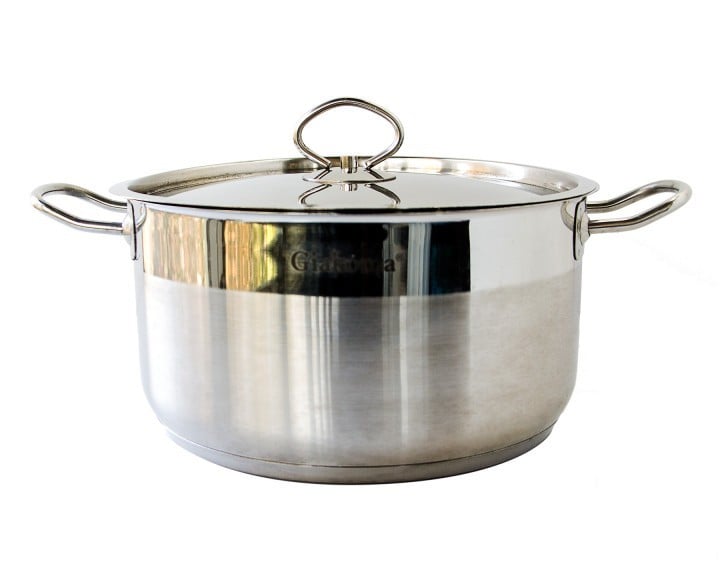 Кастрюля Giakoma G 2810 24 5,5 л Silver (4-9805)