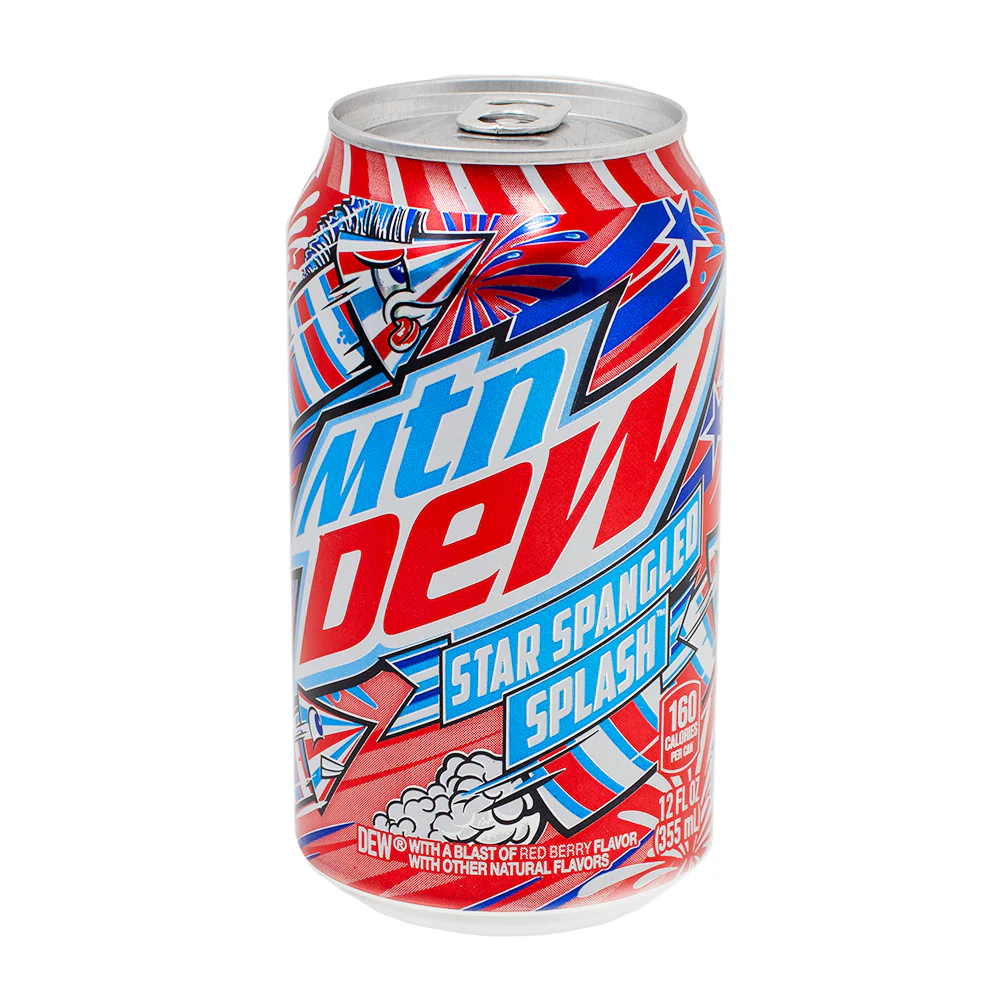 Напій Mountain Dew Star Spangle Splash 355 мл (ersgvdsfvdsd)